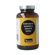 Hanoju Kurkuma + gember + piperine 500 mg 300 tabletten