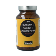 Hanoju Kurkuma + gember + piperine 500 mg 150 tabletten