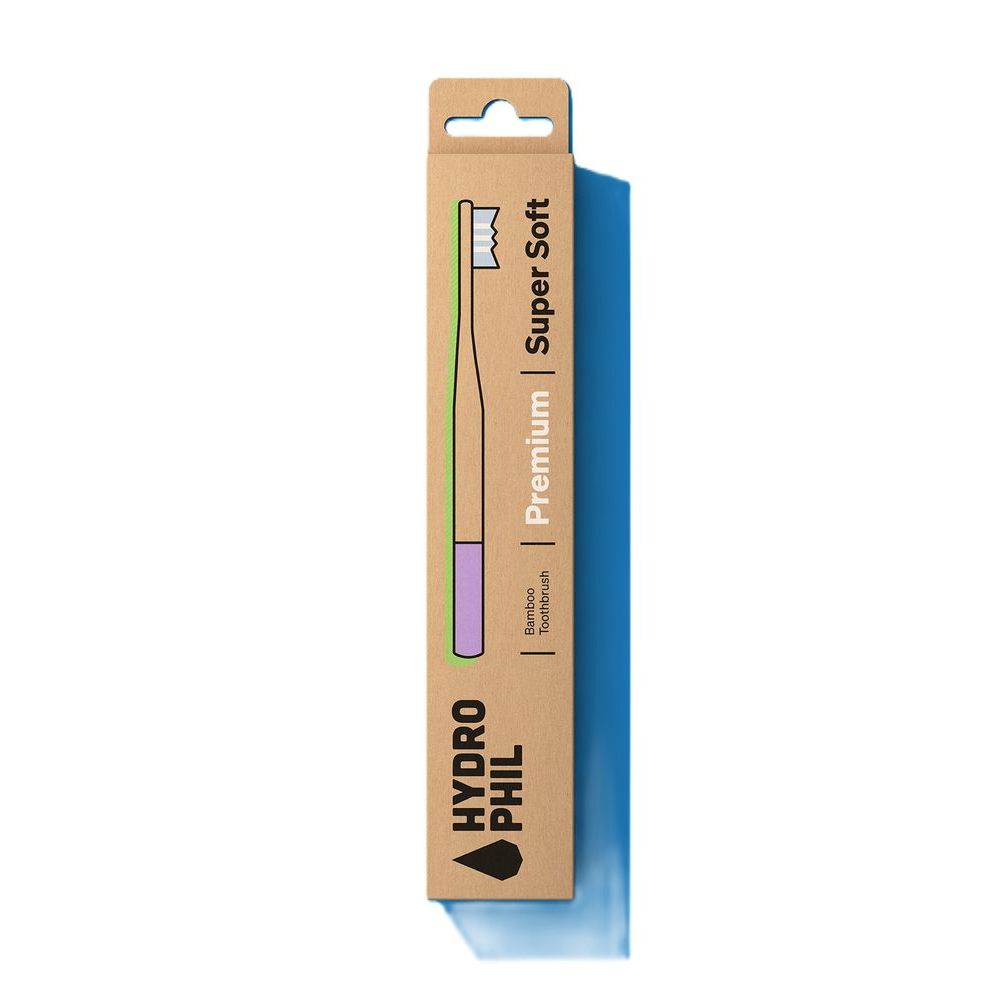 Hydrophil Premium Tandenborstel Super Soft Kleur Mix Nature of Lilac Whisper 1 st