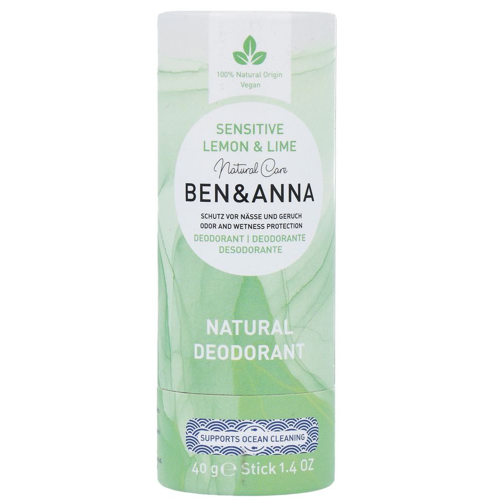 Ben & Anna Sensitive Deostick Lemon & Lime 40 gr
