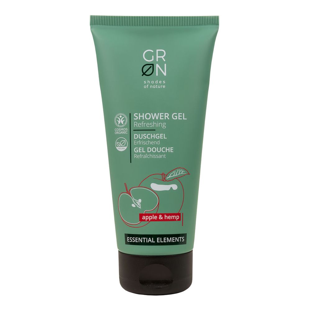 GRN Essential Elements Shower Gel Apple & Hemp 200 ml