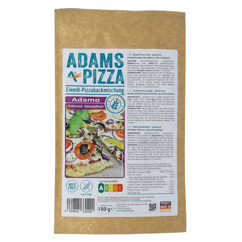 Adams Pizzabodem Adamo 150 gr