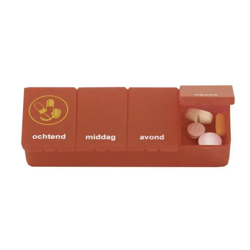 Able 2 Pillendoos 1 dag 4 vaks rood NL
