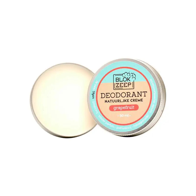 Blokzeep deodorant creme grapefruit 50 ml
