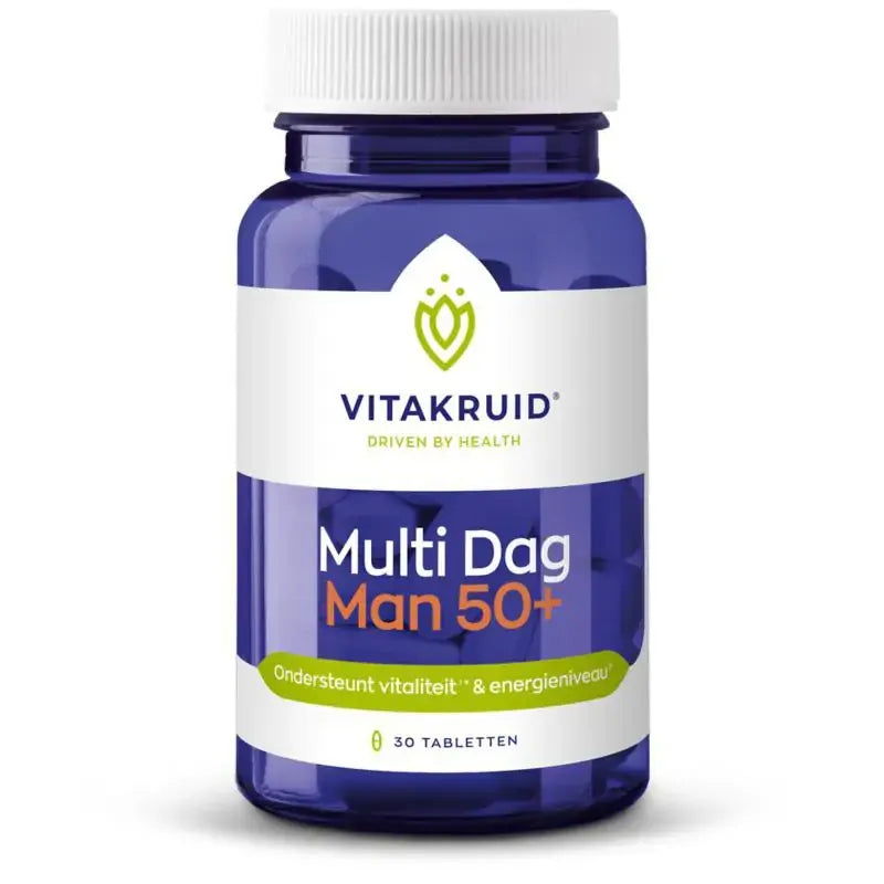 Vitakruid Multi dag & nacht man 50+ 30 tabletten (afbeelding 1)