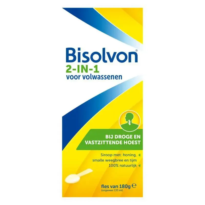 Bisolvon Drank 2-in-1 volwassenen 133 ml