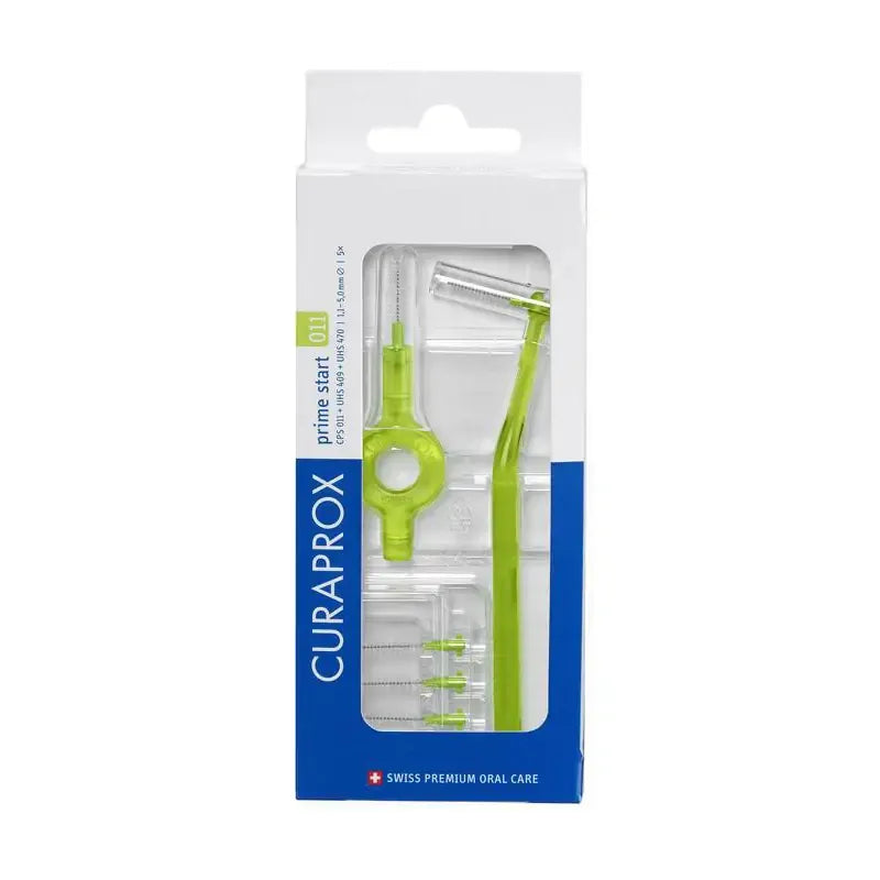 Curaprox Prime start rager 11 licht groen 5.0 mm 5 stuks