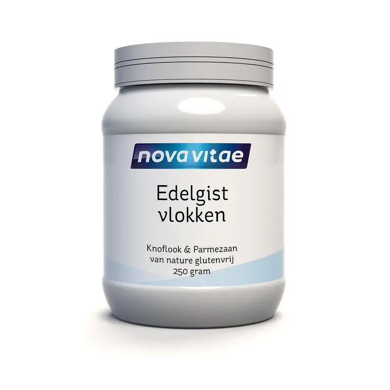 Nova Vitae Edelgistvlokken knoflook & parmezaan 250 gram