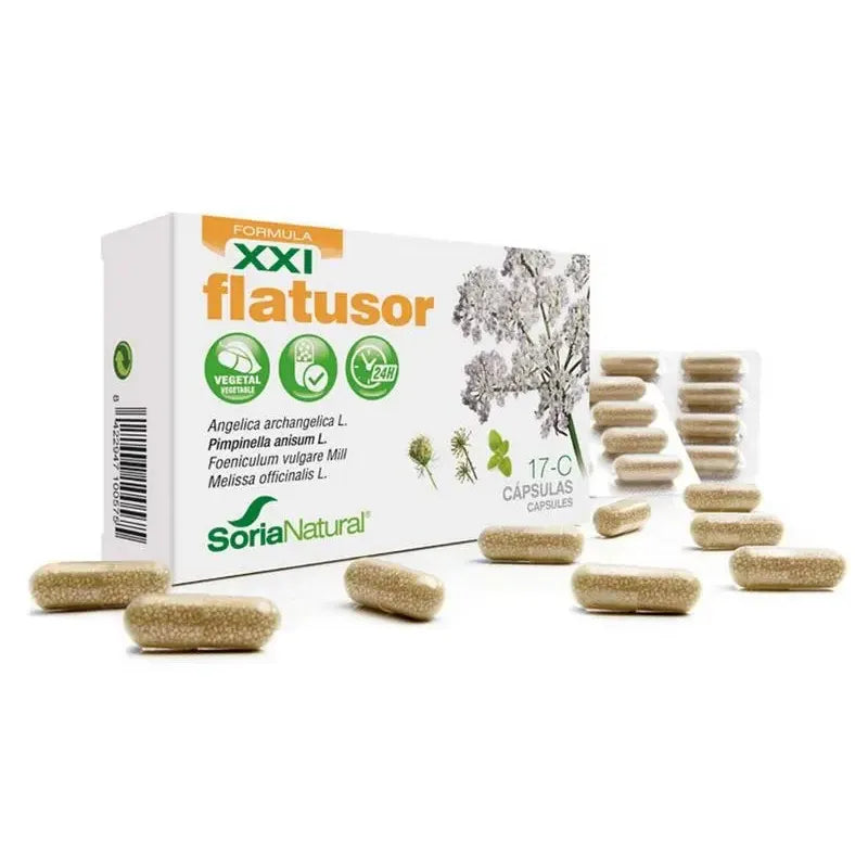 Soria Natural Flatusor 17-C XXI 30 capsules