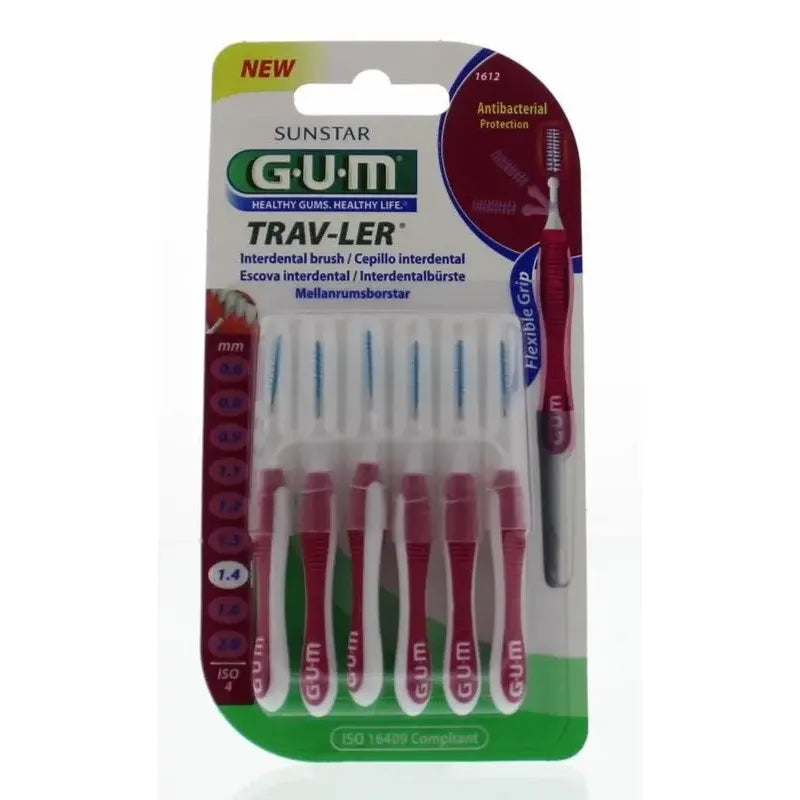 GUM Trav-ler ragers 1.4mm 6 stuks