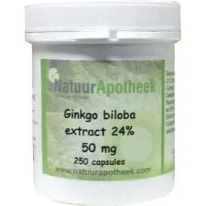 Natuurapotheek Ginkgo biloba 24% 50 mg 250 capsules