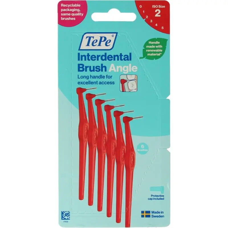 Tepe Rager angle rood 0.5mm maat 2 6 stuks