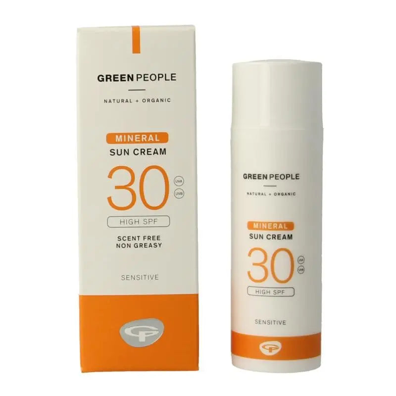 Green People Suncream scent free mineral SPF30 50 ml