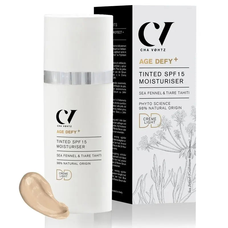 Green People Age defy+ tinted DD moisturiser light SPF15 30 ml