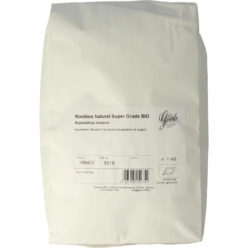 Geels koffie en thee Rooibos naturel biologisch 1 kg