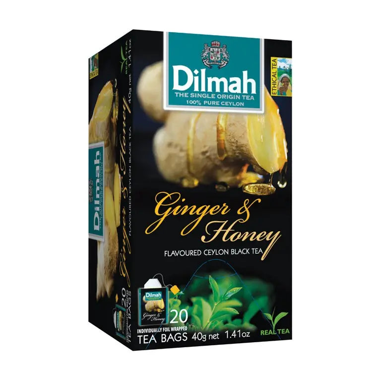 Dilmah Ginger & honey fun tea 20 zakjes