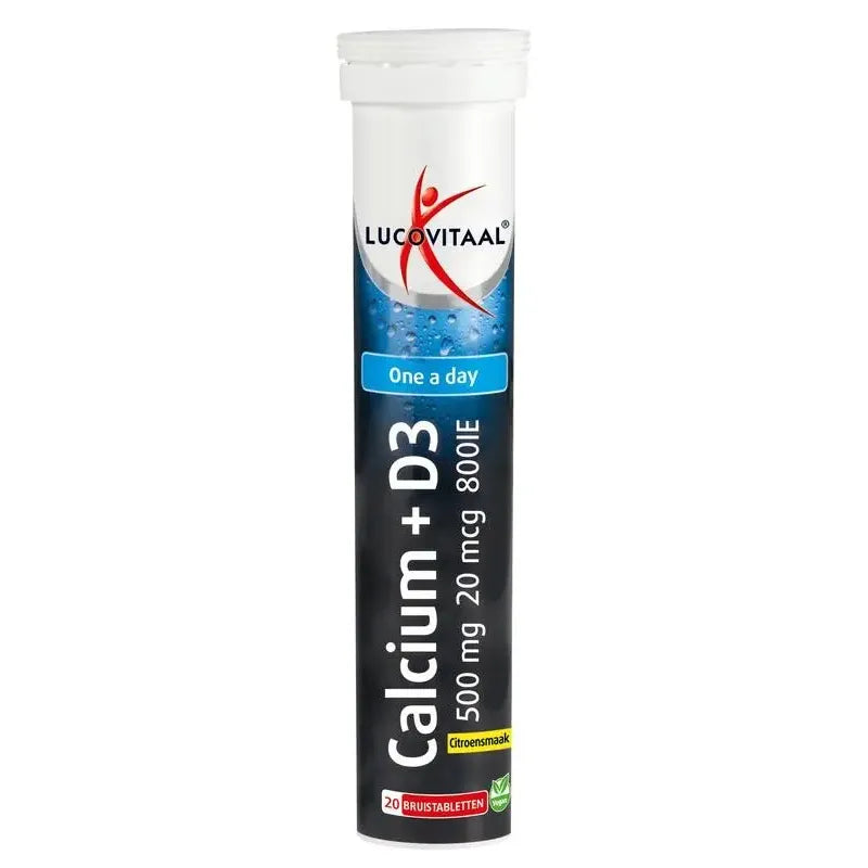 Lucovitaal Calcium + D3 citroen 20 bruistabletten