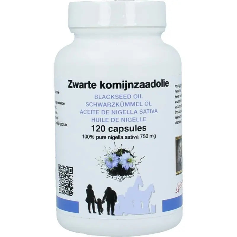 De Koning Tilly Zwarte komijnzaad capsules 120 stuks
