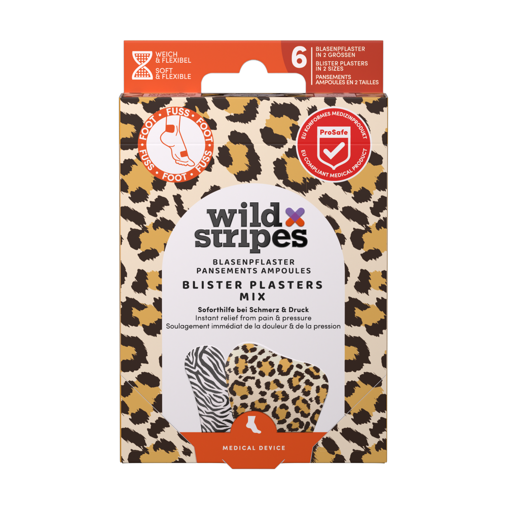 Wild Stripes Blarenpleister Animal Mix 6 stuks
