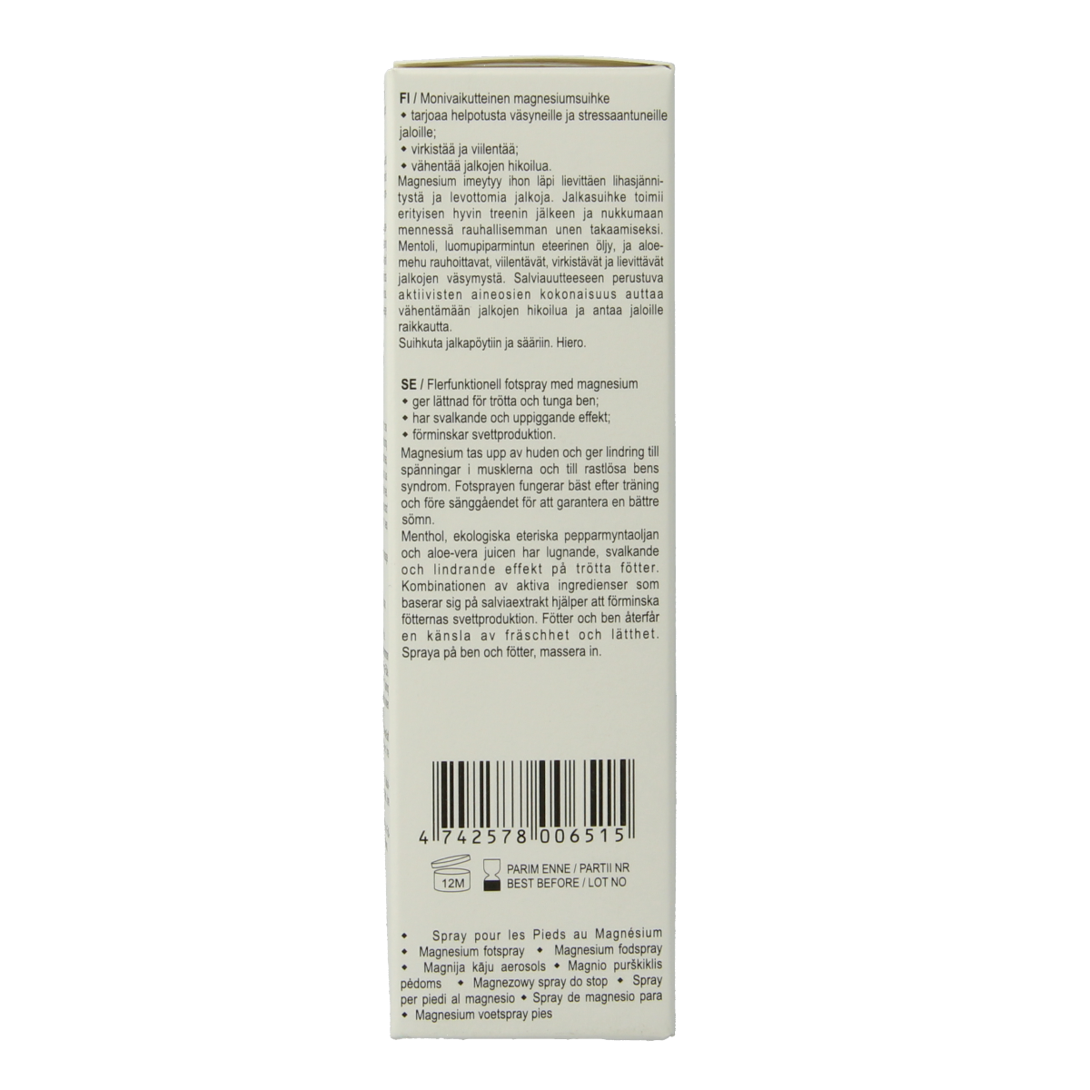 Joik foot spray magnesium biologisch 50 ml