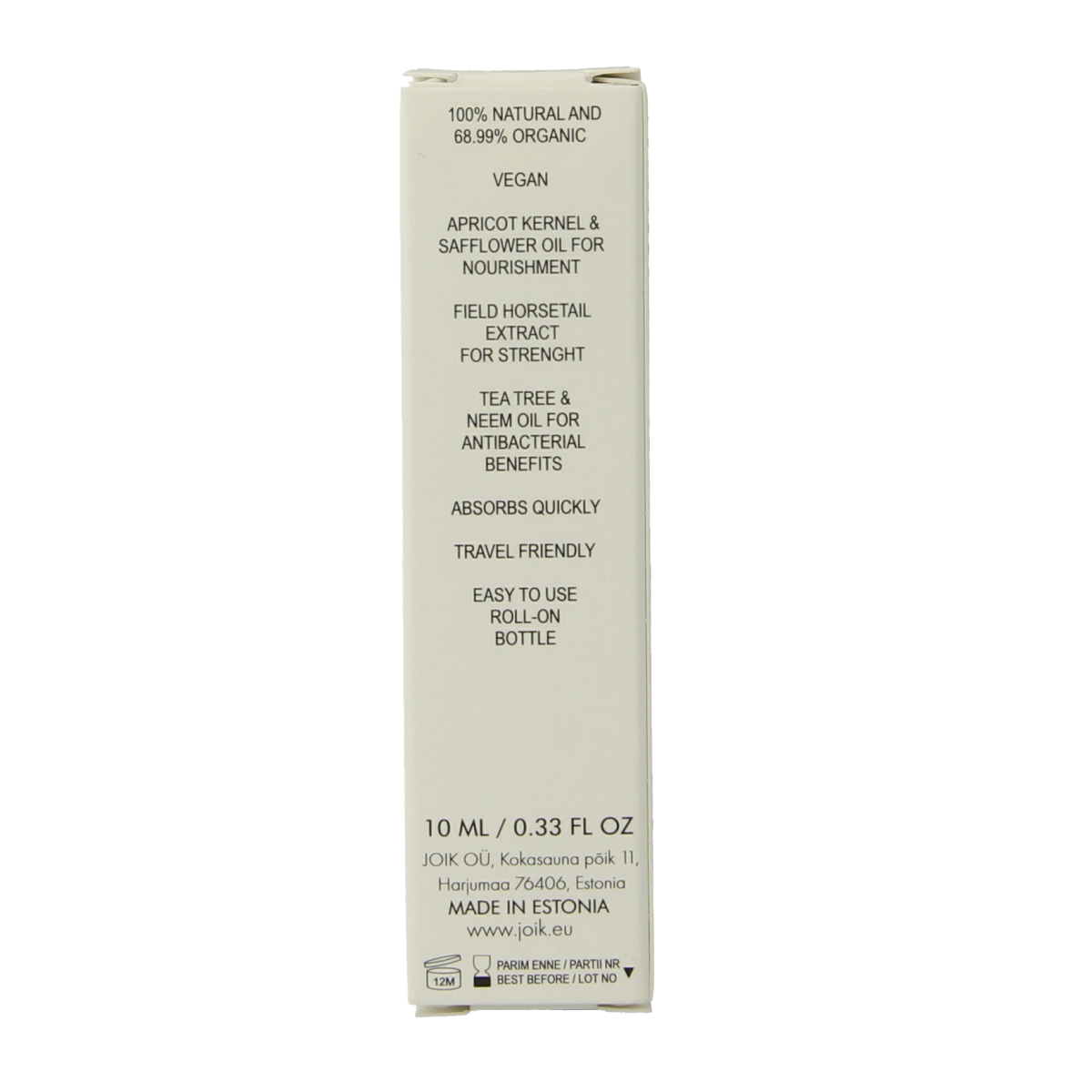 Joik nail & cuticle moisturizing oil biologisch 10 ml