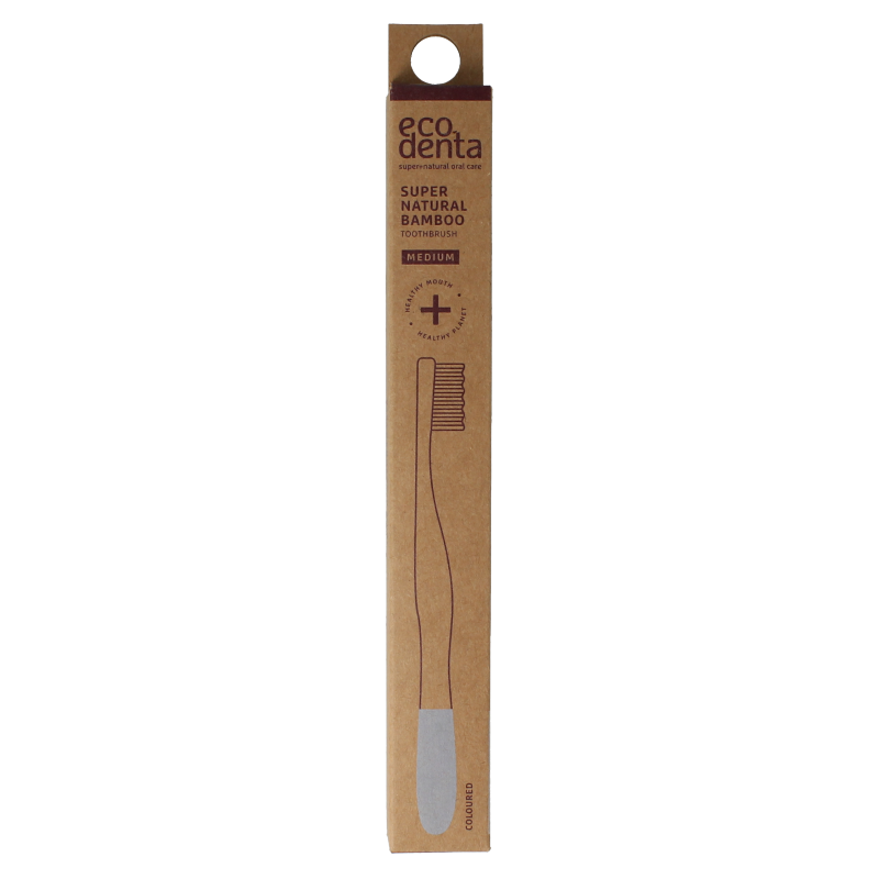Ecodenta Tandenborstel bamboo medium