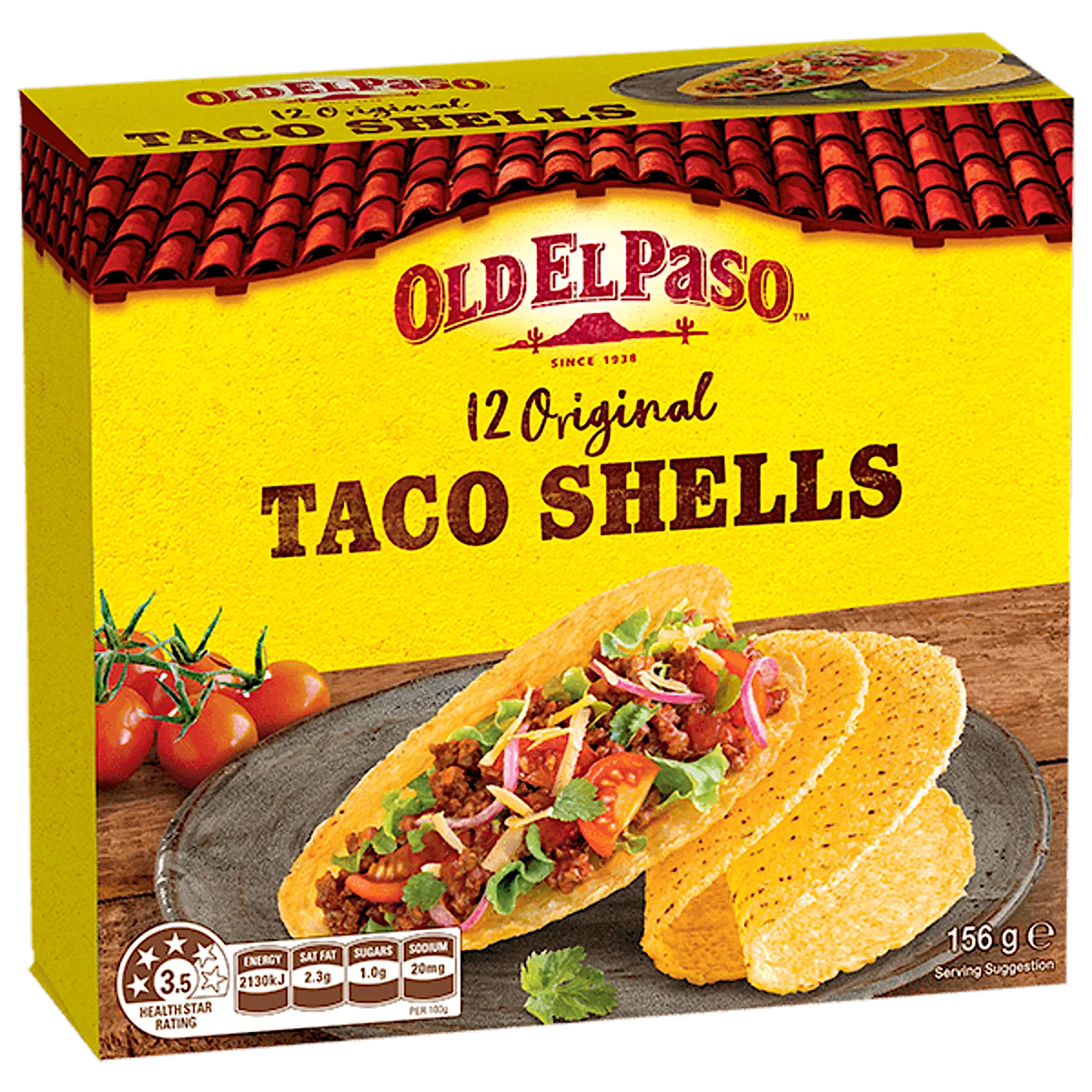 Old El Paso Taco shells glutenvrij 156 gram