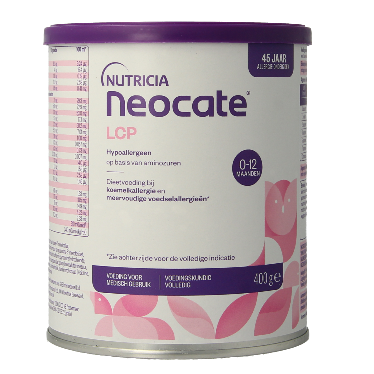 Neocate Dieetvoeding LCP 400 gram