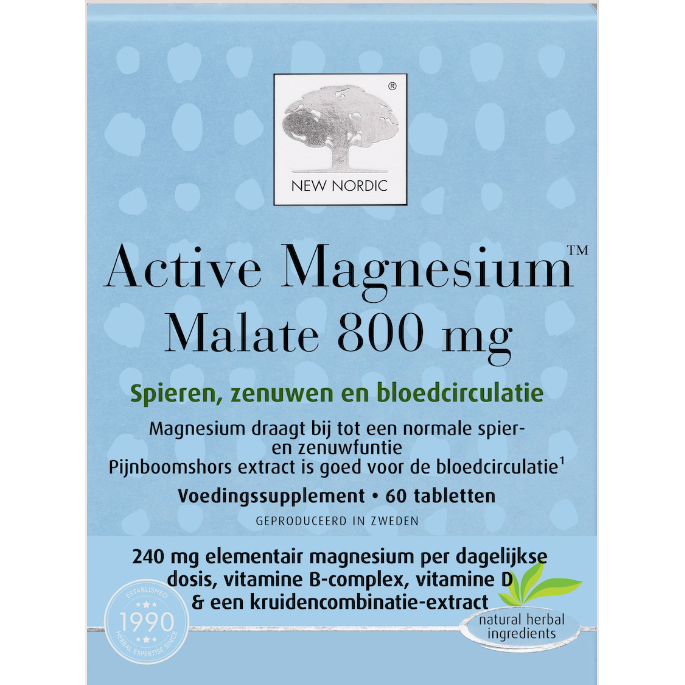 New Nordic Active Magnesium Malate 800 mg 60 tb