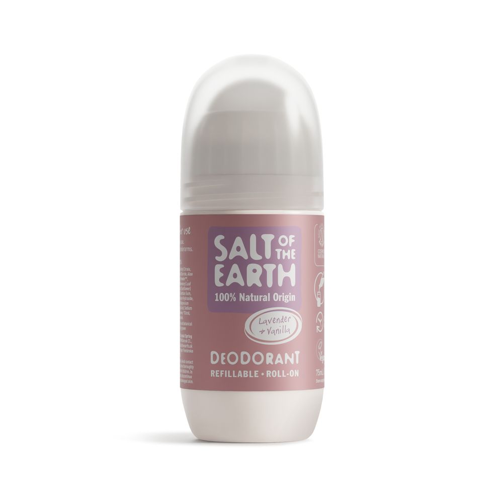 Salt of the Earth Natural Deodorant Roll On Lavender & Vanilla 75 ml