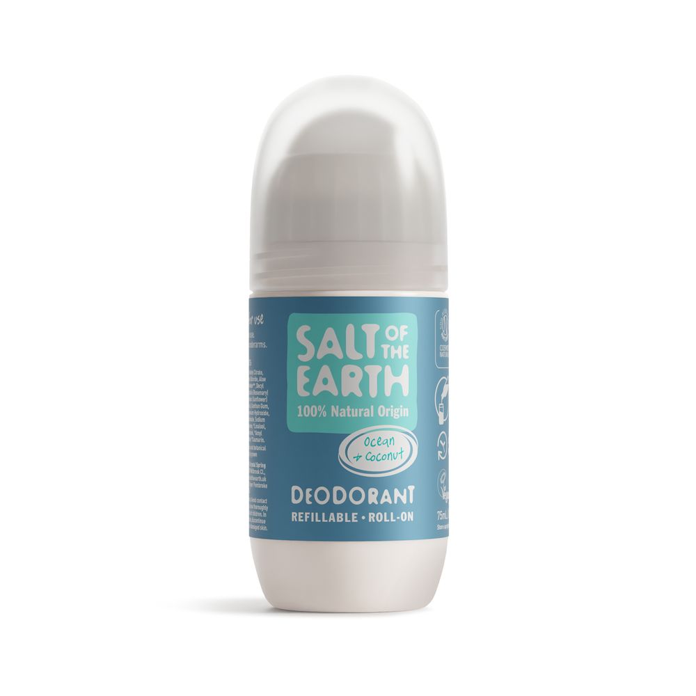 Salt of the Earth Natural Deodorant Roll On Ocean & Coconut 75 ml