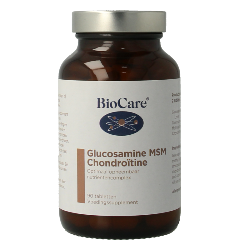 Biocare Glucosamine MSM chondroitine 90 tabletten