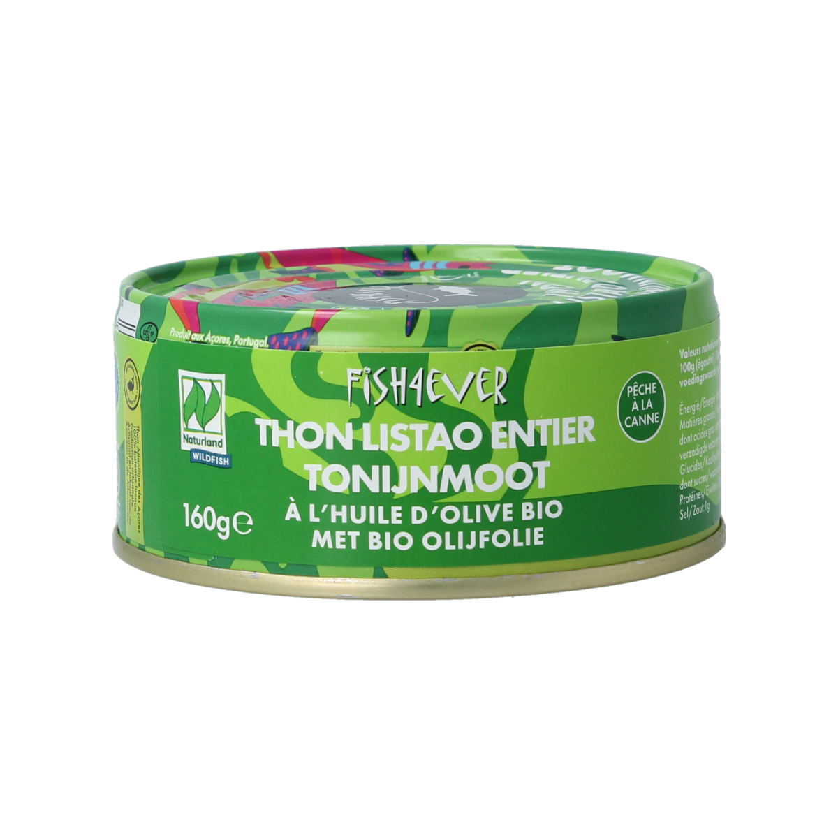 Fish 4 Ever Tonijnmoot in olijfolie 160 gram