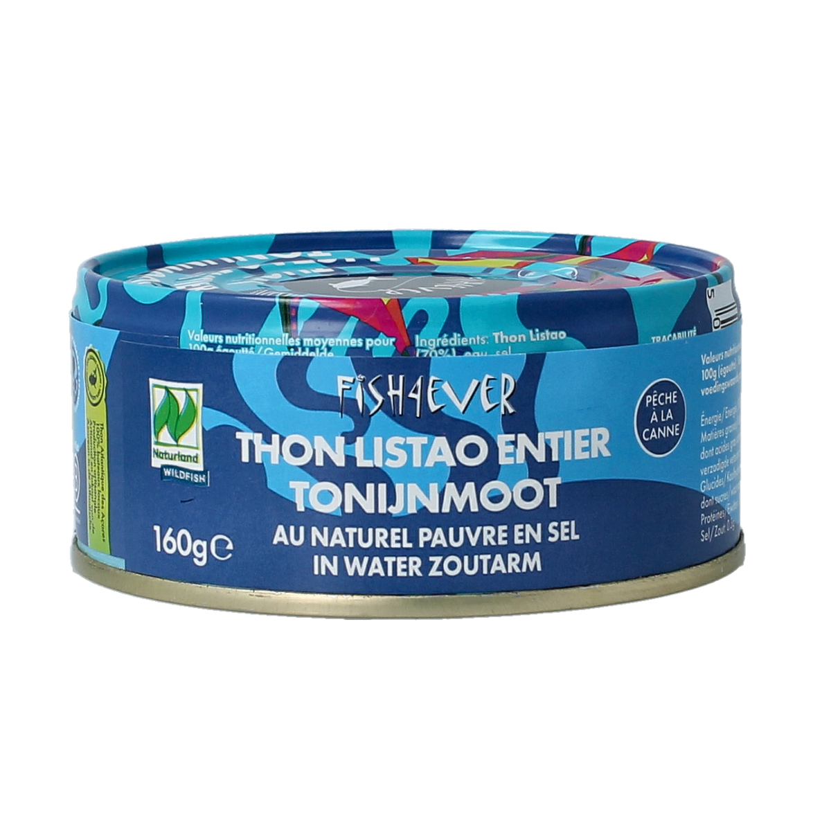 Fish 4 Ever Tonijnmoot in water 160 gram