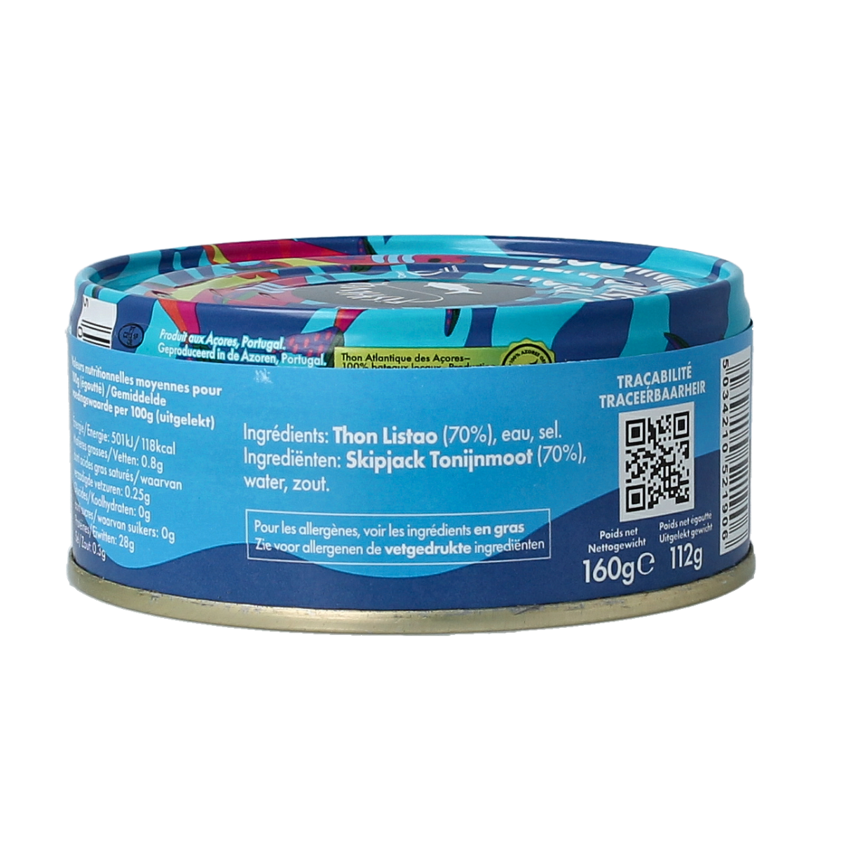 Fish 4 Ever Tonijnmoot in water 160 gram