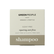 Green People Shampoo bar scent free repairing anti frizz 50 gram