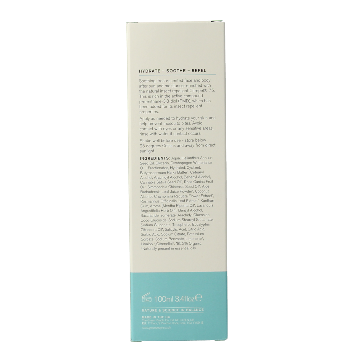 Green People Aftersun moisturising insect repellent 100 ml