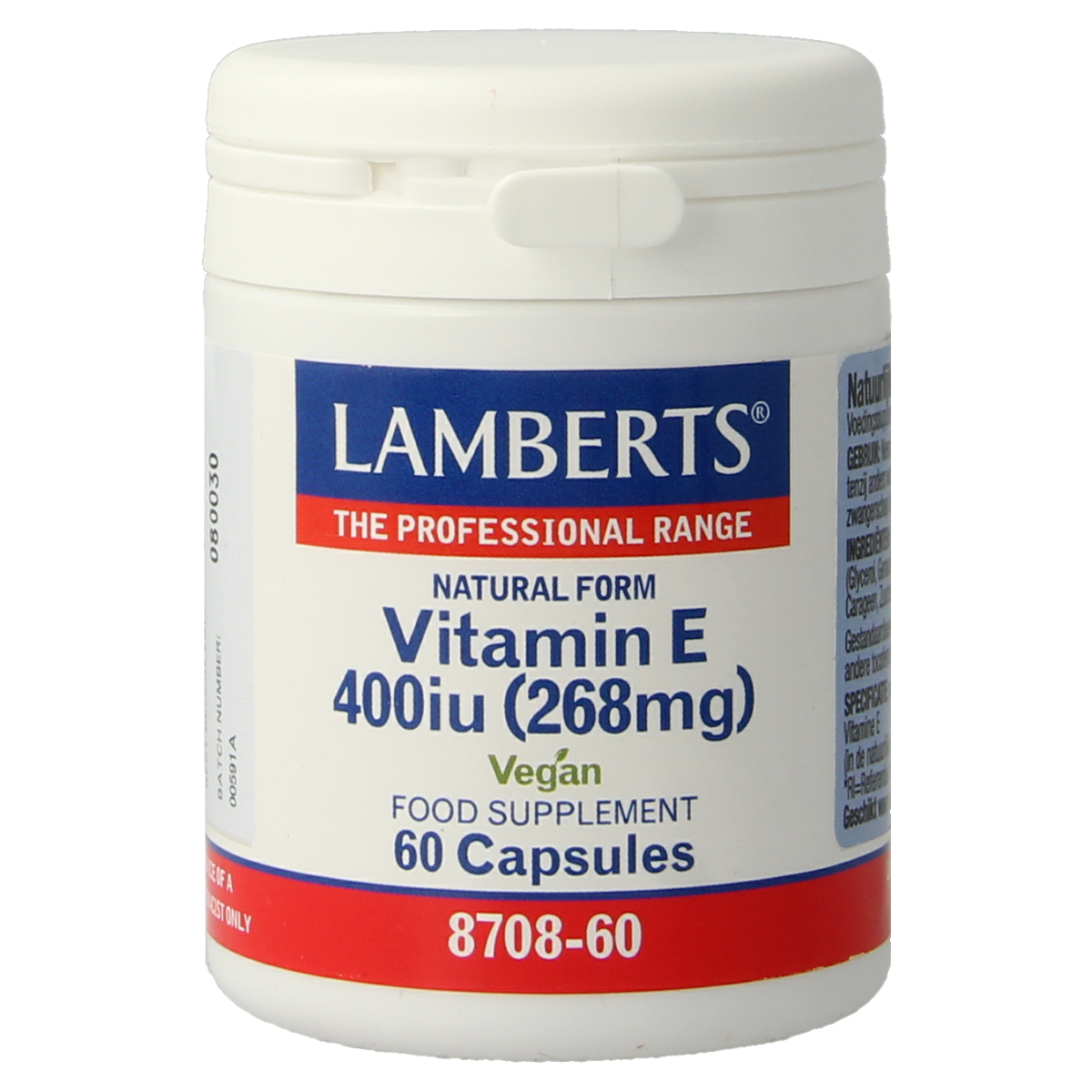 Lamberts Vitamine E 10 mcg natuurlijk