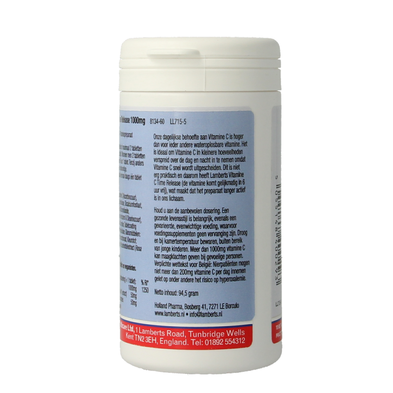 Lamberts Vitamine C 1000 Time release & bioflavonoiden 60 tabletten