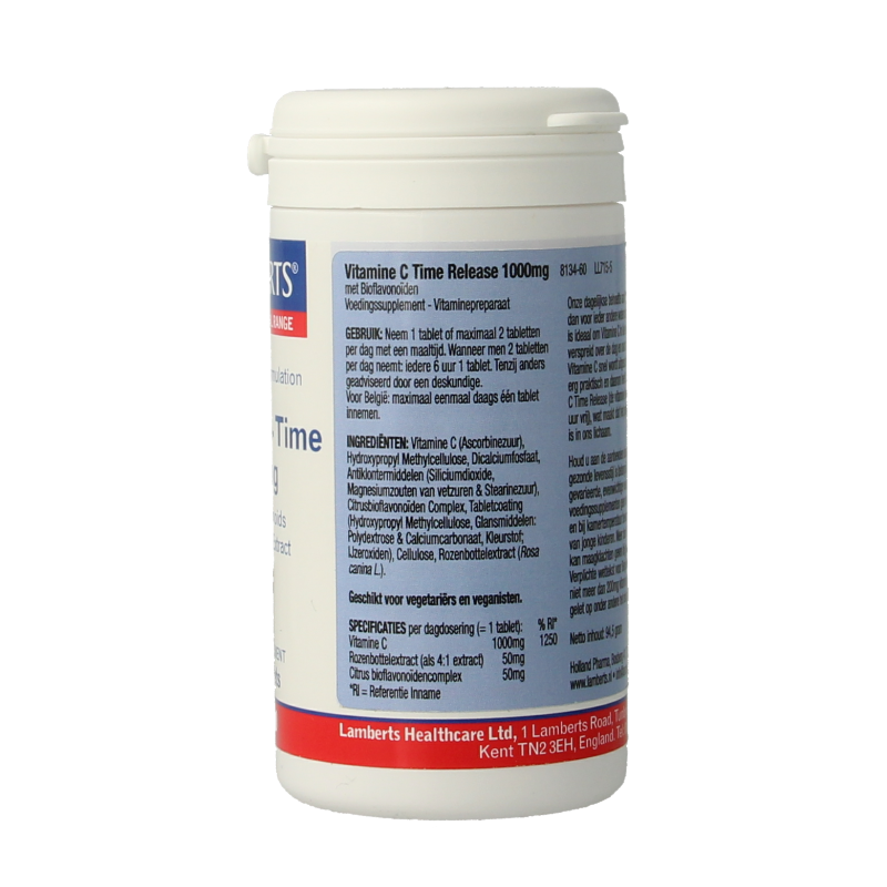 Lamberts Vitamine C 1000 Time release & bioflavonoiden 60 tabletten