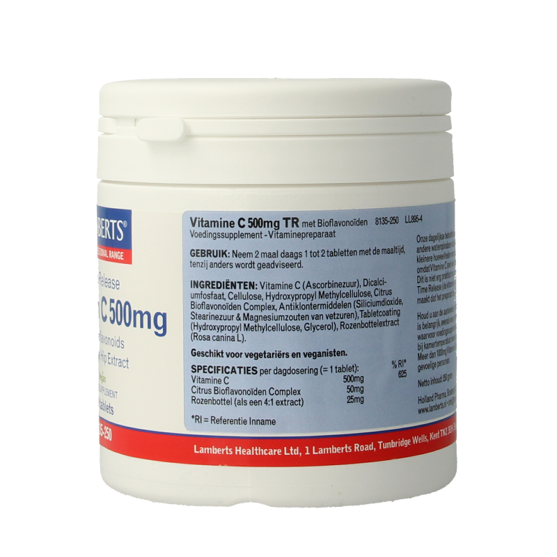 Lamberts Vitamine C 500 time released & bioflavonoiden