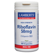 Lamberts Vitamine B2 50 mg (riboflavine) 100 vcaps
