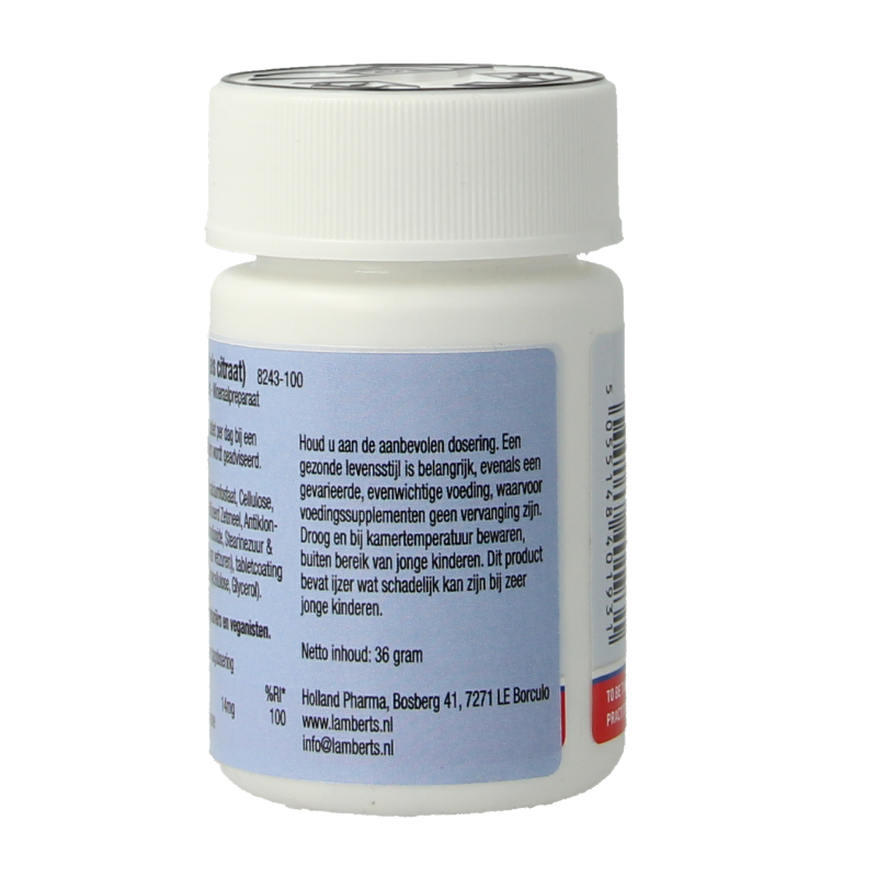 Lamberts IJzer citraat 14 mg 100 tabletten