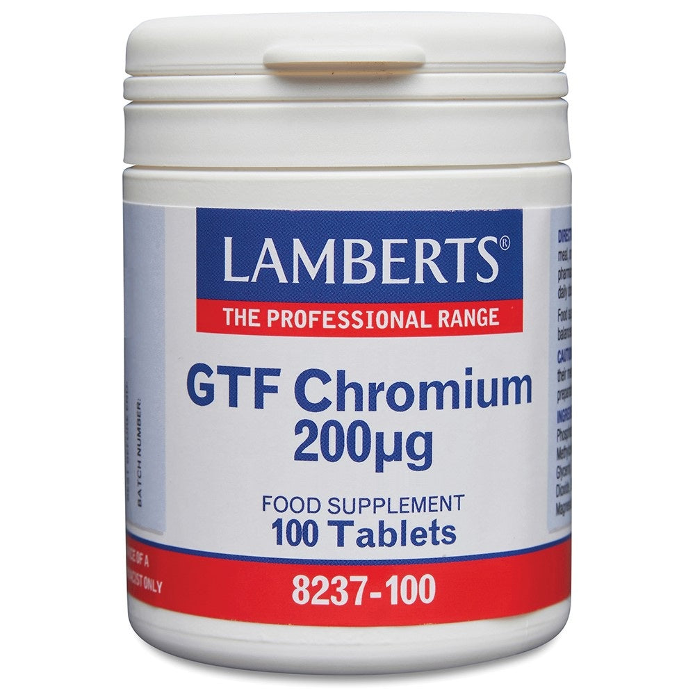 Lamberts GTF chroom 200 mcg 100 tabletten