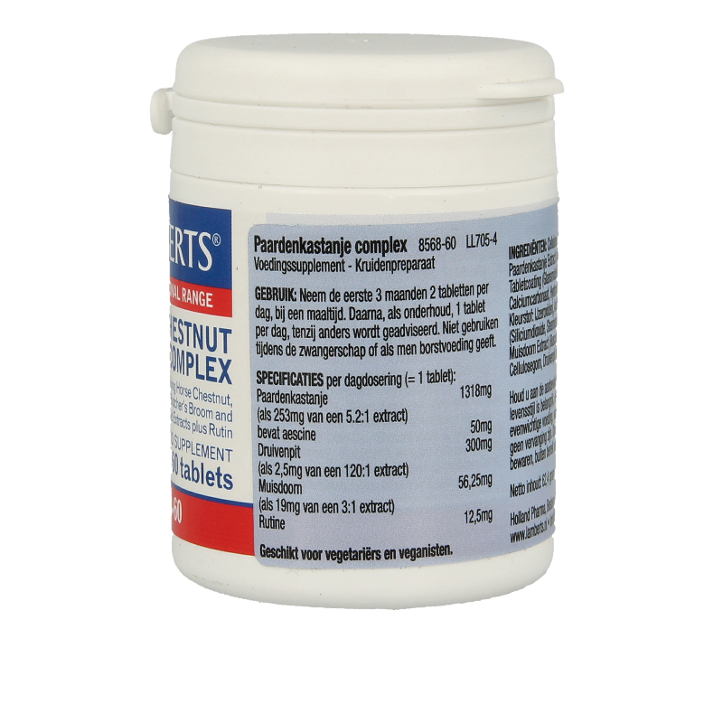 Lamberts Paardekastanje complex (Aescine, Horse Chestnut) 60 tabletten