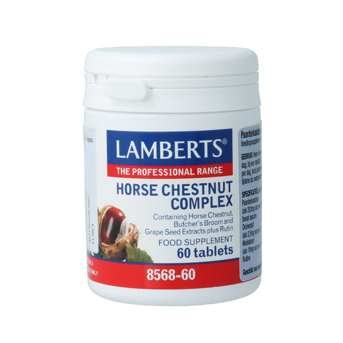 Lamberts Paardekastanje complex (Aescine, Horse Chestnut) 60 tabletten
