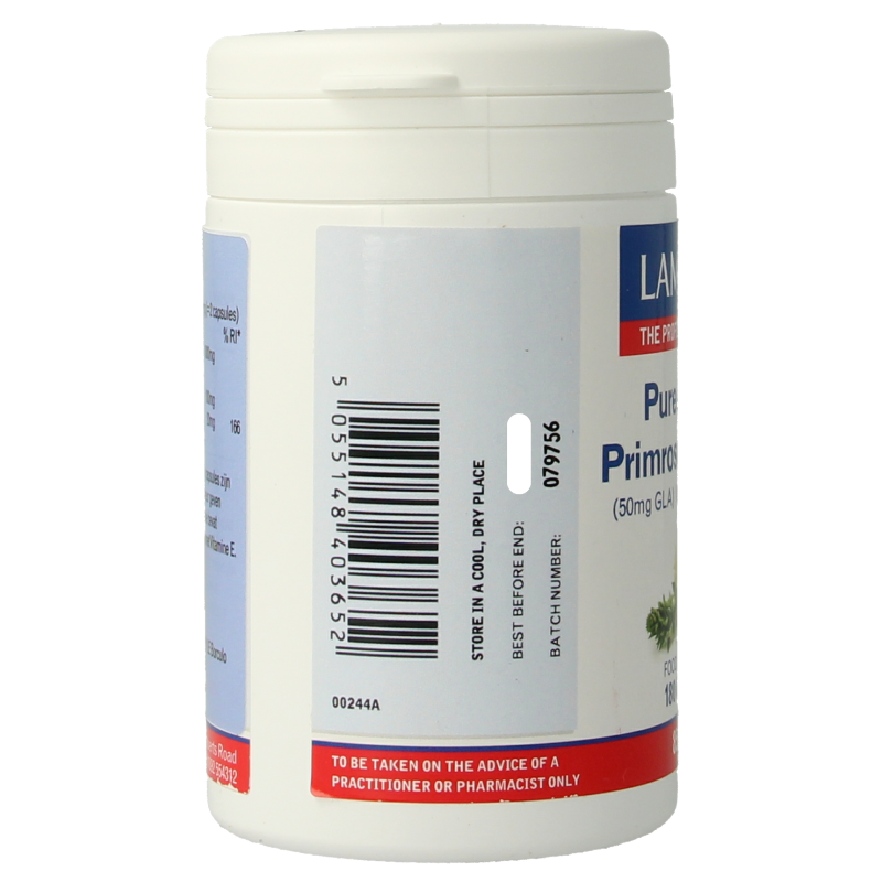 Lamberts Teunisbloemolie 500 mg (pure evening primrose oil) 180 vcaps