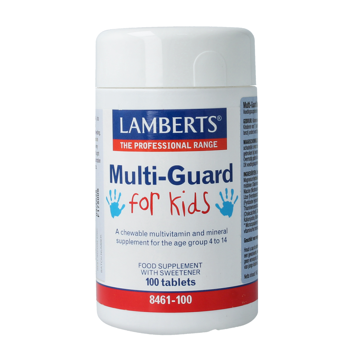 Lamberts Multi-guard for kids 100 kauwtabletten