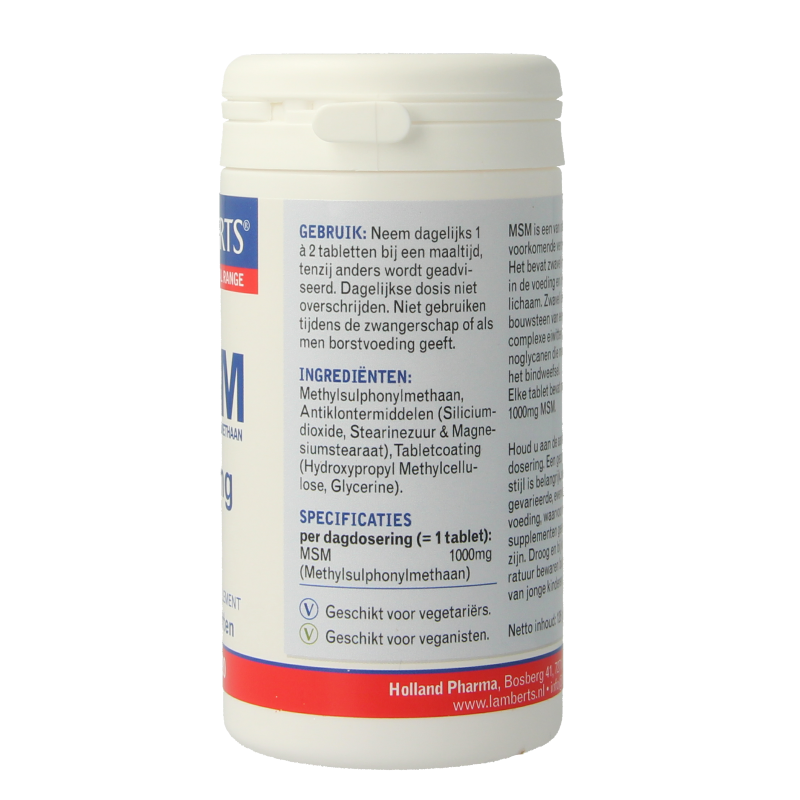Lamberts MSM 1000 mg 120 tabletten