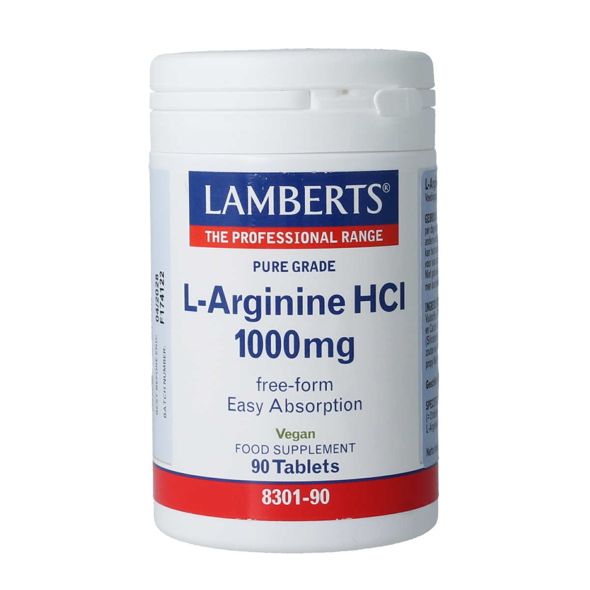 Lamberts L-Arginine 1000 mg 90 tabletten